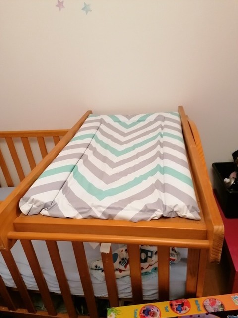 over the cot change table